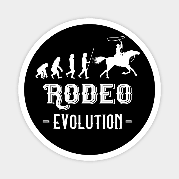 Rodeo Evolution Magnet by Foxxy Merch